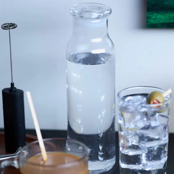 Glass Water Bottle w/ Lid 24 oz. - Glass Water Bottle w/ Lid 24 oz. - Image 4 of 4