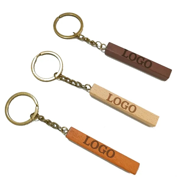 Wood Hanging Keychain - Wood Hanging Keychain - Image 0 of 2