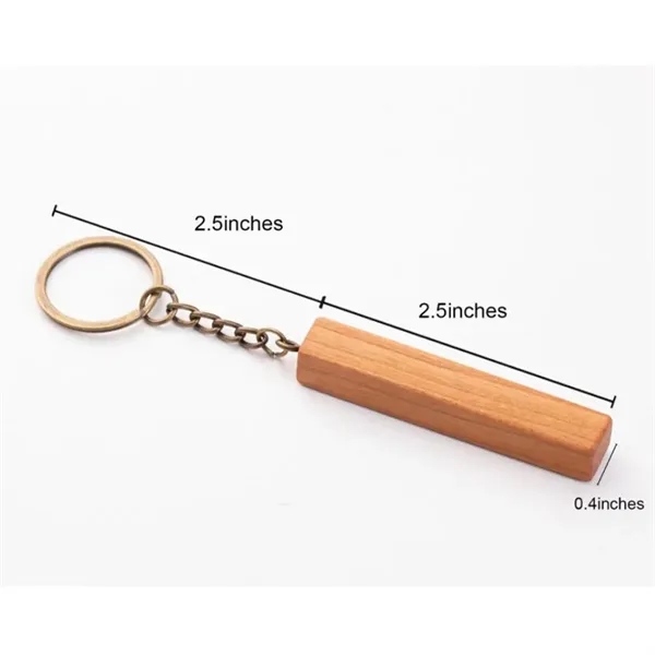 Wood Hanging Keychain - Wood Hanging Keychain - Image 1 of 2