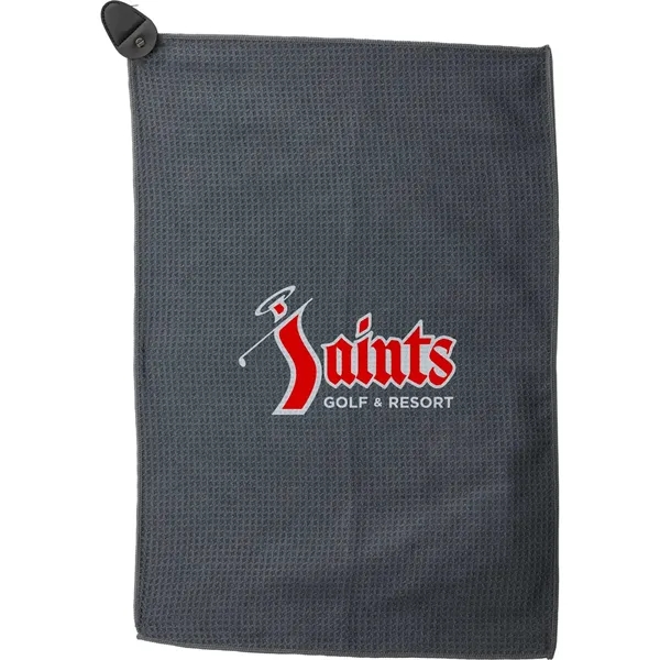 300g Magnetic Waffle Golf Towel - 300g Magnetic Waffle Golf Towel - Image 0 of 16