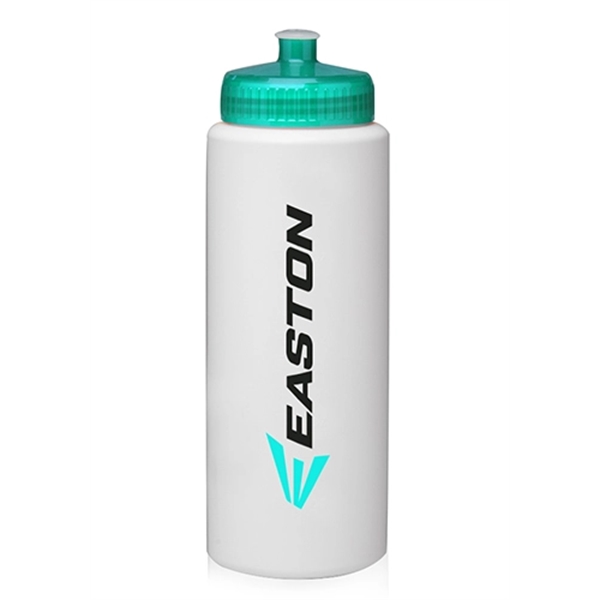 32 oz. HDPE Plastic Sports Water Bottles - 32 oz. HDPE Plastic Sports Water Bottles - Image 2 of 7