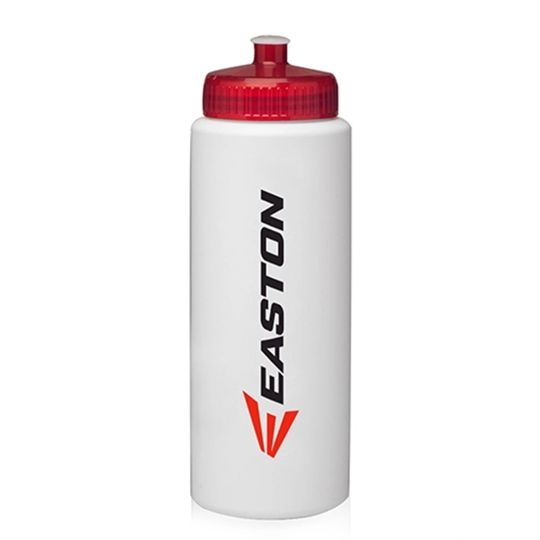 32 oz. HDPE Plastic Sports Water Bottles - 32 oz. HDPE Plastic Sports Water Bottles - Image 6 of 7
