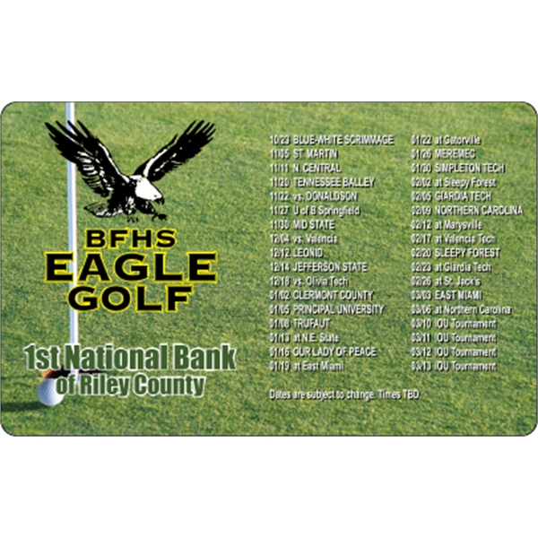 5.625 x 3.5 Round Corner - Schedule Magnet