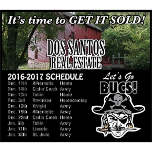 4 x 3.5 Square Corner - Schedule Magnet