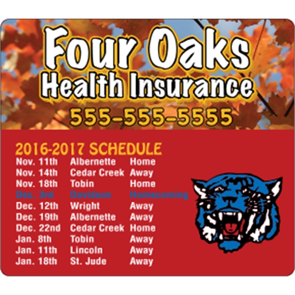 4 x 3.5 Round Corner - Schedule Magnet