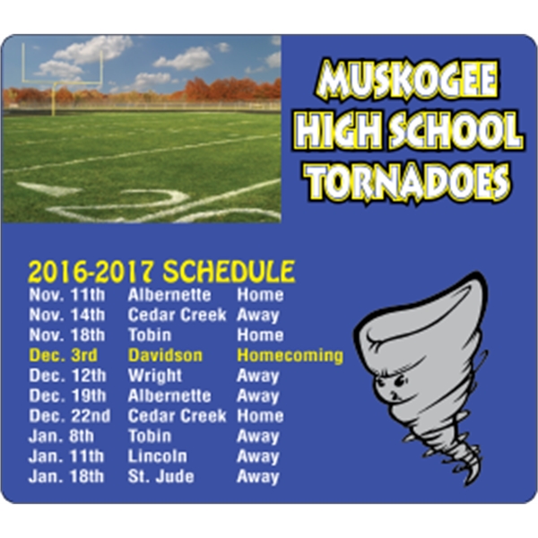 4 x 3.5 Round Corner - Schedule Magnet