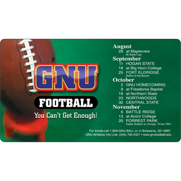7 x 4 Round Corner - Schedule Magnet