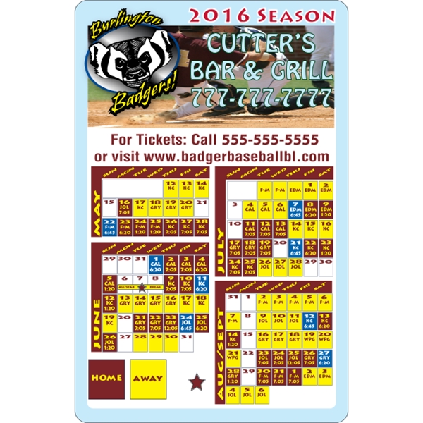 5.5 x 8.5 Round Corner - Schedule Magnet - 5.5 x 8.5 Round Corner - Schedule Magnet - Image 4 of 5