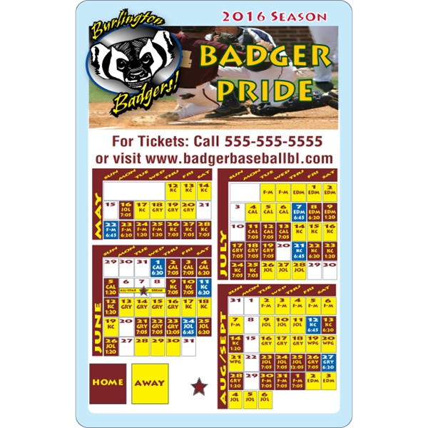 5.5 x 8.5 Round Corner - Schedule Magnet - 5.5 x 8.5 Round Corner - Schedule Magnet - Image 5 of 5