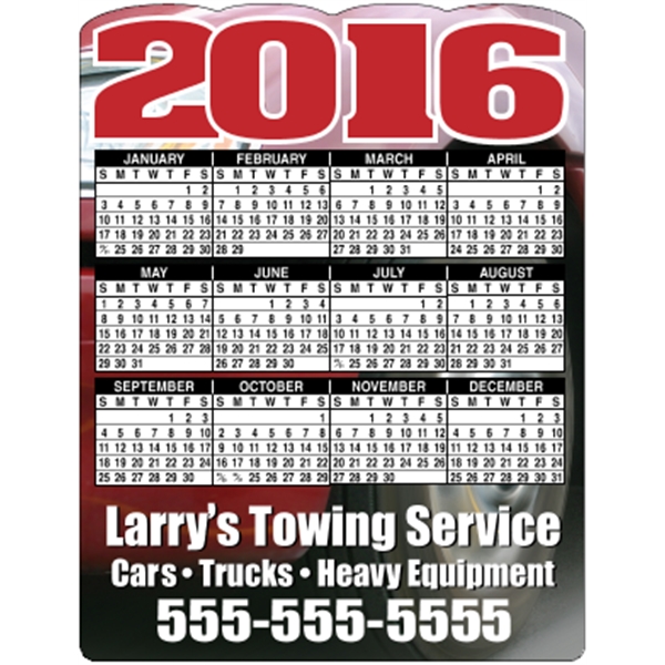 4.125 x 5.375 - Die-Cut Calendar Magnets