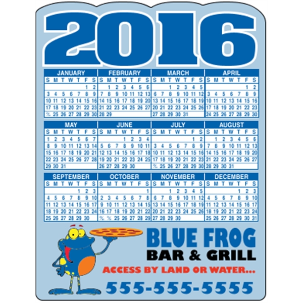 4.125 x 5.375 - Die-Cut Calendar Magnets