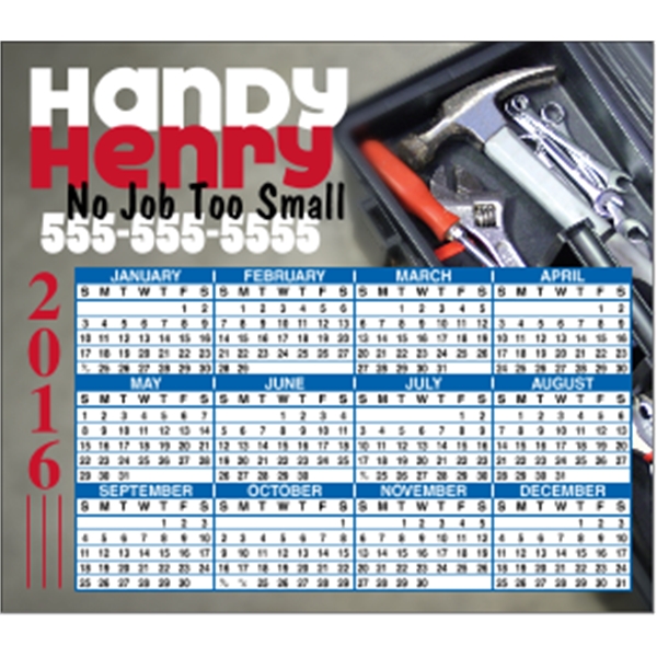 4 x 3.5 Square Cornered - Calendar Magnet