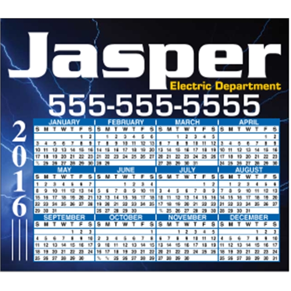 4 x 3.5 Square Cornered - Calendar Magnet