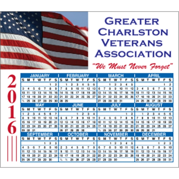 4 x 3.5 Square Cornered - Calendar Magnet