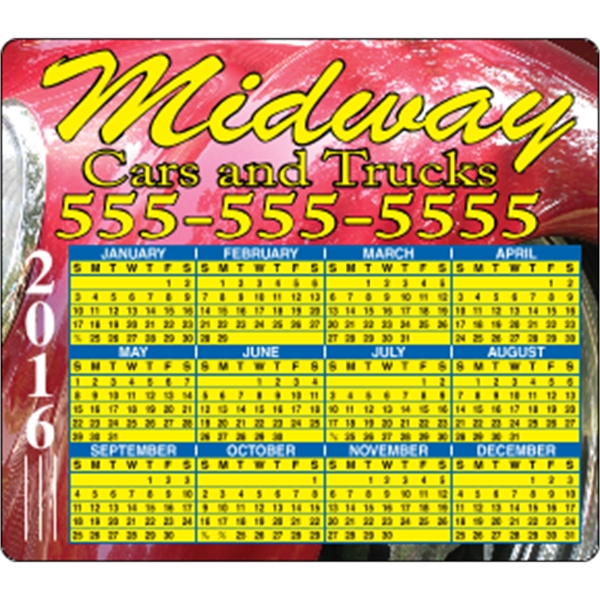 4 x 3.5 Round Cornered - Calendar Magnet