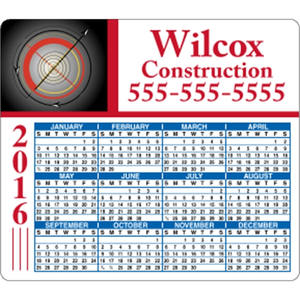 4 x 3.5 Round Cornered - Calendar Magnet