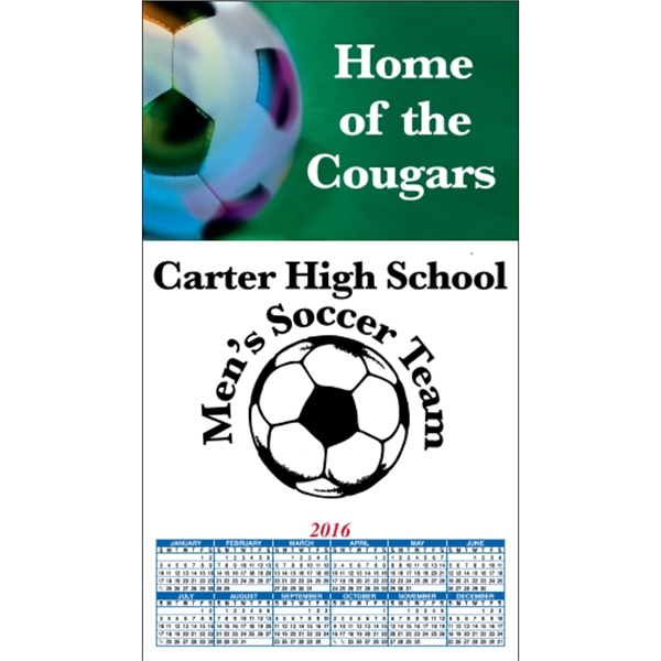 4 x 7 Square Cornered - Calendar Magnet