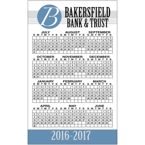 3.5 x 5.625 Square Cornered - School Calendar Magnet