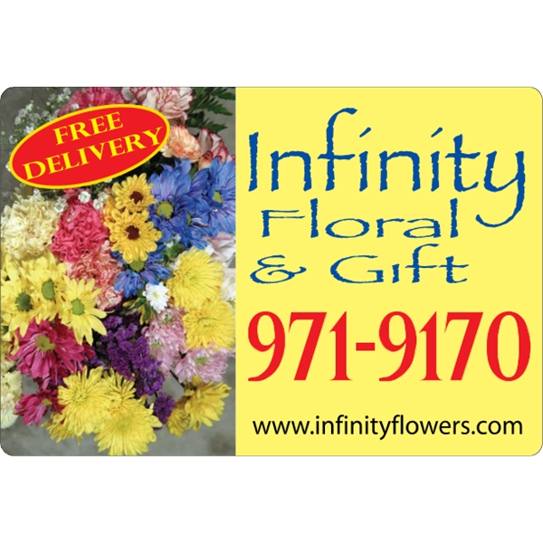 23.5" X 16"  - 4CP Magnetic Sign