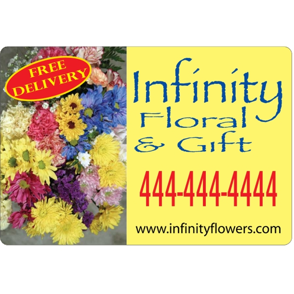 23.5" X 16"  - 4CP Magnetic Sign
