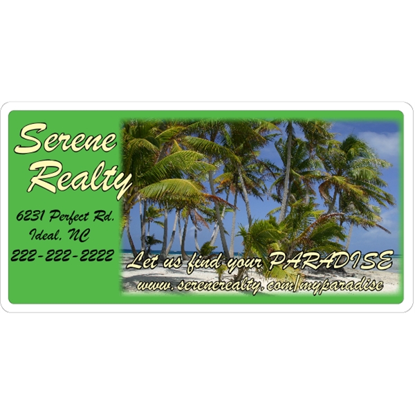 23.5" X 12" - 4CP Magnetic Sign