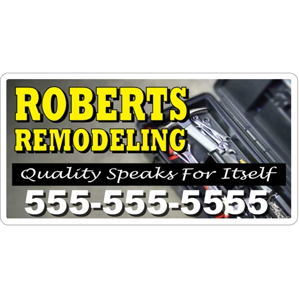 23.5" X 12" - 4CP Magnetic Sign