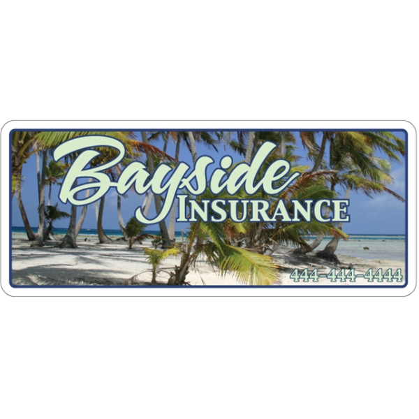 18" X 7.625"  - 4CP Magnetic Sign