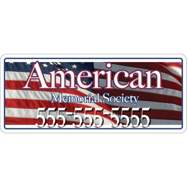 18" X 7.625"  - 4CP Magnetic Sign