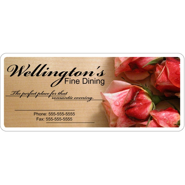 18" X 7.625"  - 4CP Magnetic Sign