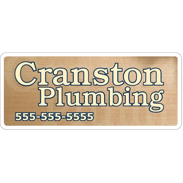 18" X 7.625"  - 4CP Magnetic Sign