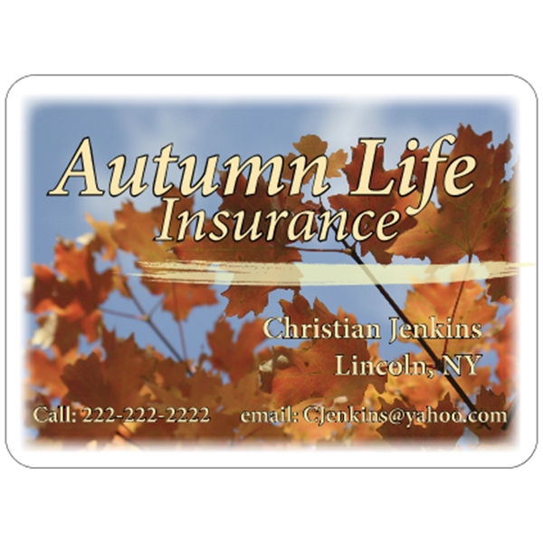 11.5" X 8.5" - 4CP Magnetic Sign