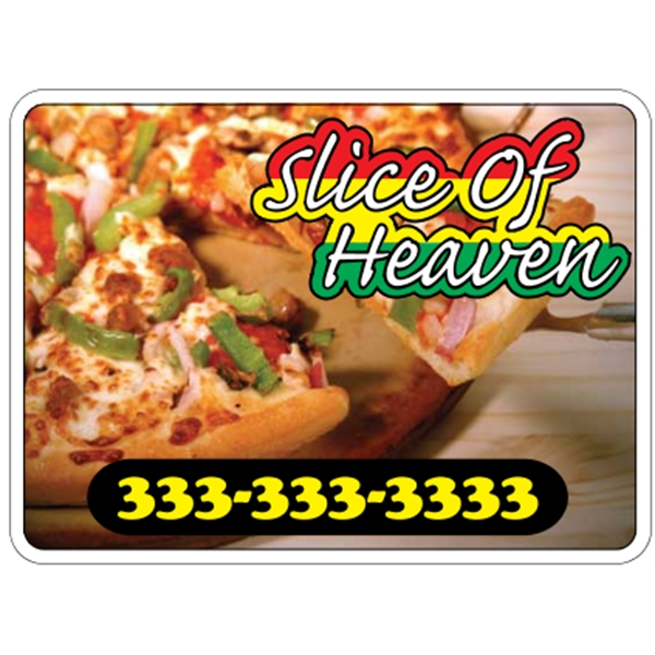 11.5" X 8.5" - 4CP Magnetic Sign