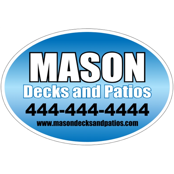 17" x 11.5" - 4CP Magnetic Sign