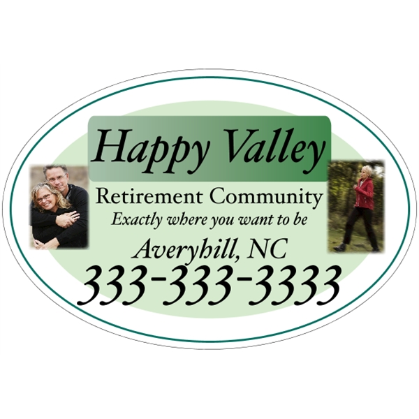17" x 11.5" - 4CP Magnetic Sign