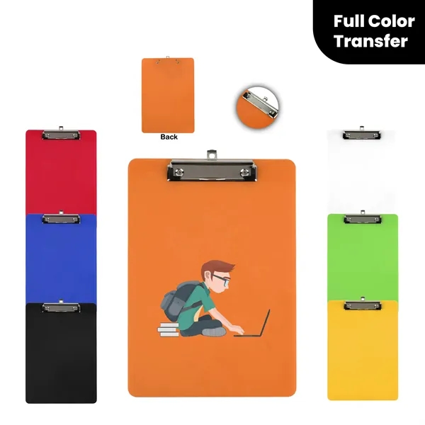 Letter Size Plastic Clipboard with Logo - Letter Size Plastic Clipboard with Logo - Image 0 of 0