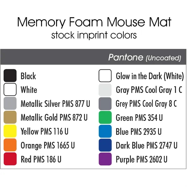 Memory Foam Mouse Mat® - Memory Foam Mouse Mat® - Image 4 of 4