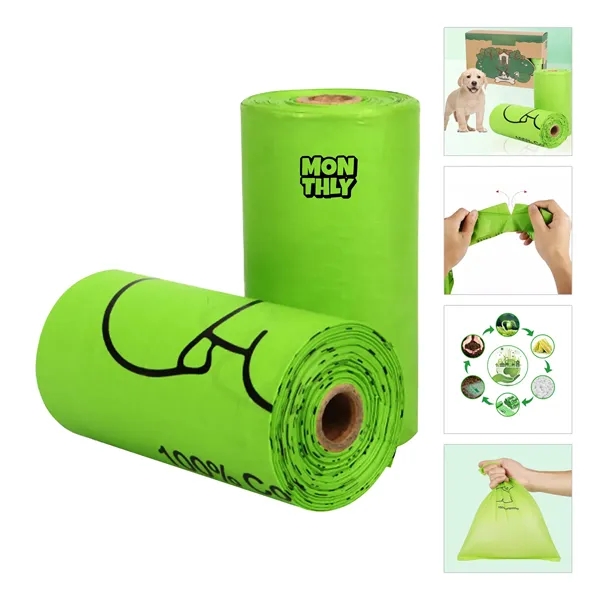 Custom Printed Biodegradable Compostable Dog Poop Bags - Custom Printed Biodegradable Compostable Dog Poop Bags - Image 0 of 6