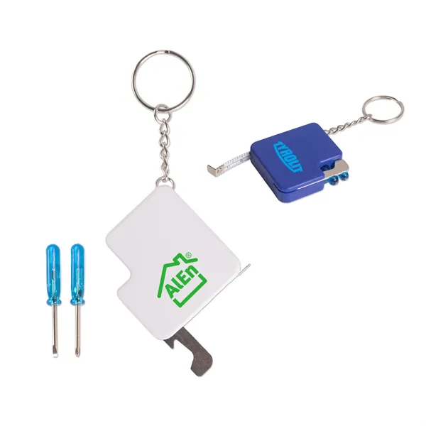 4-In-1 Multi Tool Keychain - 4-In-1 Multi Tool Keychain - Image 0 of 5