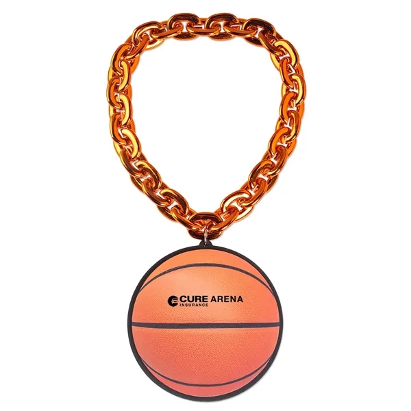 Basketball EVA Medallion with Jumbo Chain