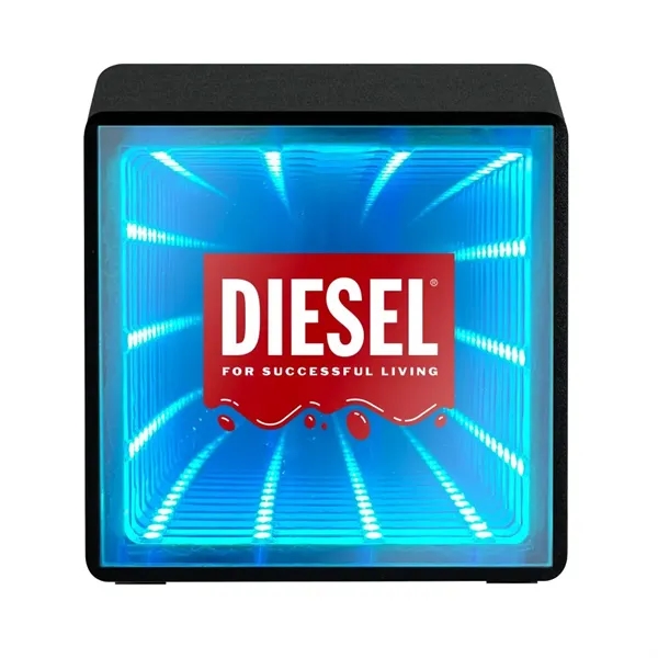 Wood Grain Mirror Light-Up Speaker - Wood Grain Mirror Light-Up Speaker - Image 1 of 1