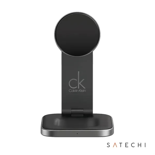 SATECHI® 3-in-1 Qi2 Wireless Charging Stand Type A,C,G Plugs - SATECHI® 3-in-1 Qi2 Wireless Charging Stand Type A,C,G Plugs - Image 0 of 1