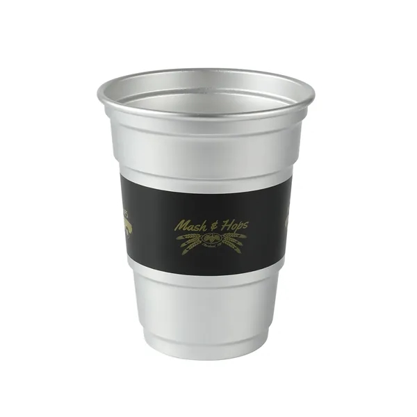 16 OZ Reusable Aluminum Cups Metal Stadium Solo - 16 OZ Reusable Aluminum Cups Metal Stadium Solo - Image 3 of 10