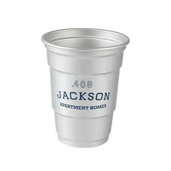 16 OZ Reusable Aluminum Cups Metal Stadium Solo - 16 OZ Reusable Aluminum Cups Metal Stadium Solo - Image 1 of 10