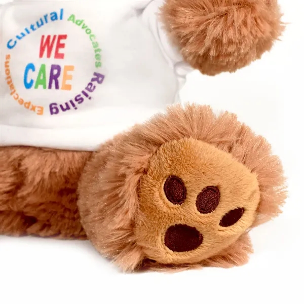 Plush Bear w/ Embroidered Paws and Hoodie - Plush Bear w/ Embroidered Paws and Hoodie - Image 9 of 27