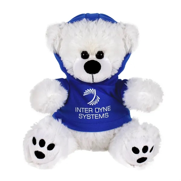 Plush Bear w/ Embroidered Paws and Hoodie - Plush Bear w/ Embroidered Paws and Hoodie - Image 17 of 27