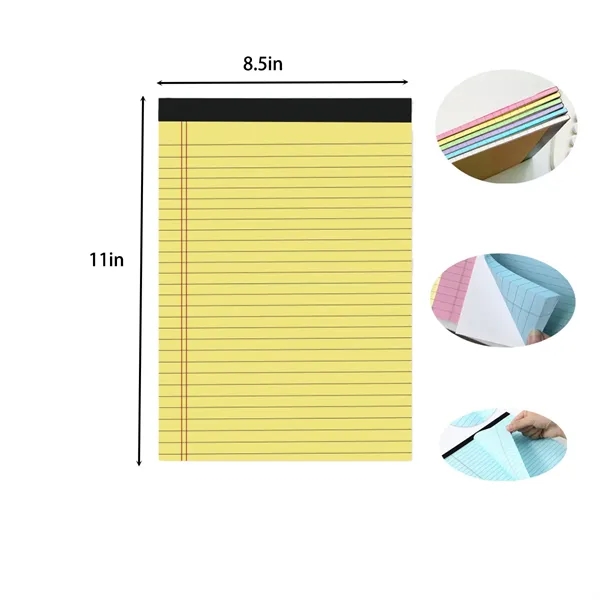 Customizable Multi-Color Tear-Away A4 Lined Note Pad - Customizable Multi-Color Tear-Away A4 Lined Note Pad - Image 1 of 6