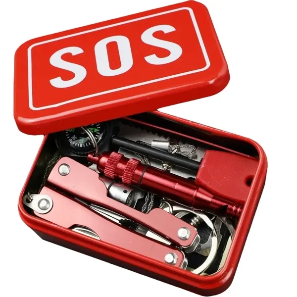 Compact SOS Survival Kit Mini Emergency Multi Tool Set - Compact SOS Survival Kit Mini Emergency Multi Tool Set - Image 0 of 2