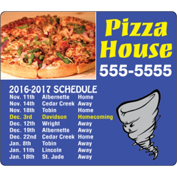 4 x 3.5 Round Corner - Schedule Magnet