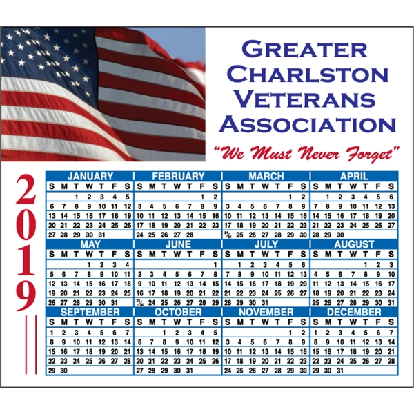 4 x 3.5 Square Cornered - Calendar Magnet