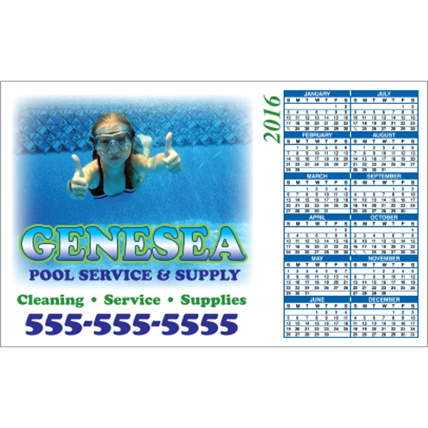 5.625 x 3.5 Square Cornered - Calendar Magnet